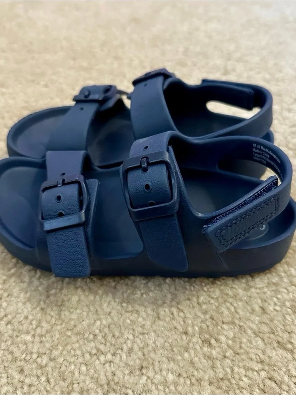 5/$25 Cat & Jack Navy Ade Footbed Sandals